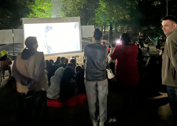 В ТУРКСИБСКОМ РАЙОНЕ ПРОШЕЛ КИНОВЕЧЕР ПРИУРОЧЕННЫЙ КО ДНЮ ГОРОДА