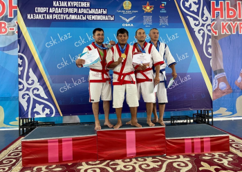 РУКОВОДИТЕЛЬ ДОСУГОВОГО ЦЕНТРА ХАМИТОВ ЖАНГЕЛДІ стал чемпионом Казахстана по казах куреси среди ветеранов спорта