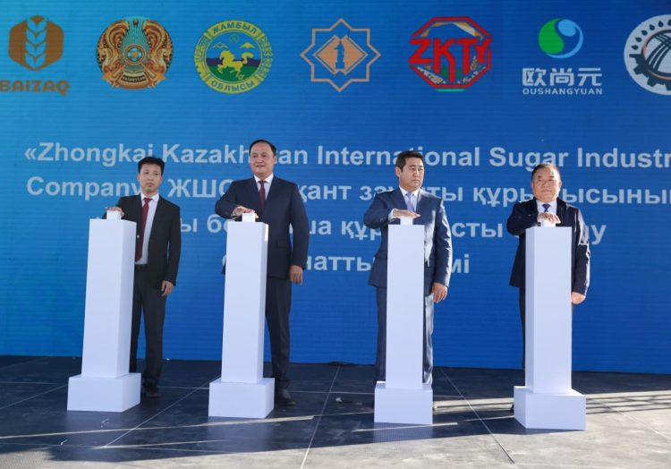 Тарихи оқиға: Жамбыл облысында қант зауытының құрылысы басталды