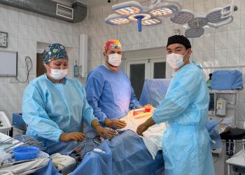 В областной многопрофильной клинике области Жетысу впервые проведена радикальная гемигепатэктомия