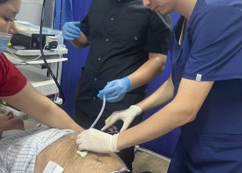 В Карасайской ЦРБ впервые проведена малоинвазивная операция ПЭГ